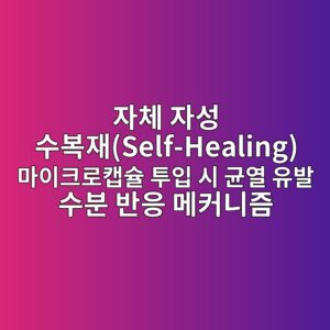 자체 자성 수복재(Self-Healing) 마이크로캡슐 투입 시 균열 유발 수분 반응 메커니즘 2 ec9e90ecb2b4 ec9e90ec84b1 ec8898ebb3b5ec9eacself healing eba788ec9db4ed81aceba19cecbaa1ec8a90 ed88acec9e85 ec8b9c eab7a0ec97b4 ec9ca0 1789537231